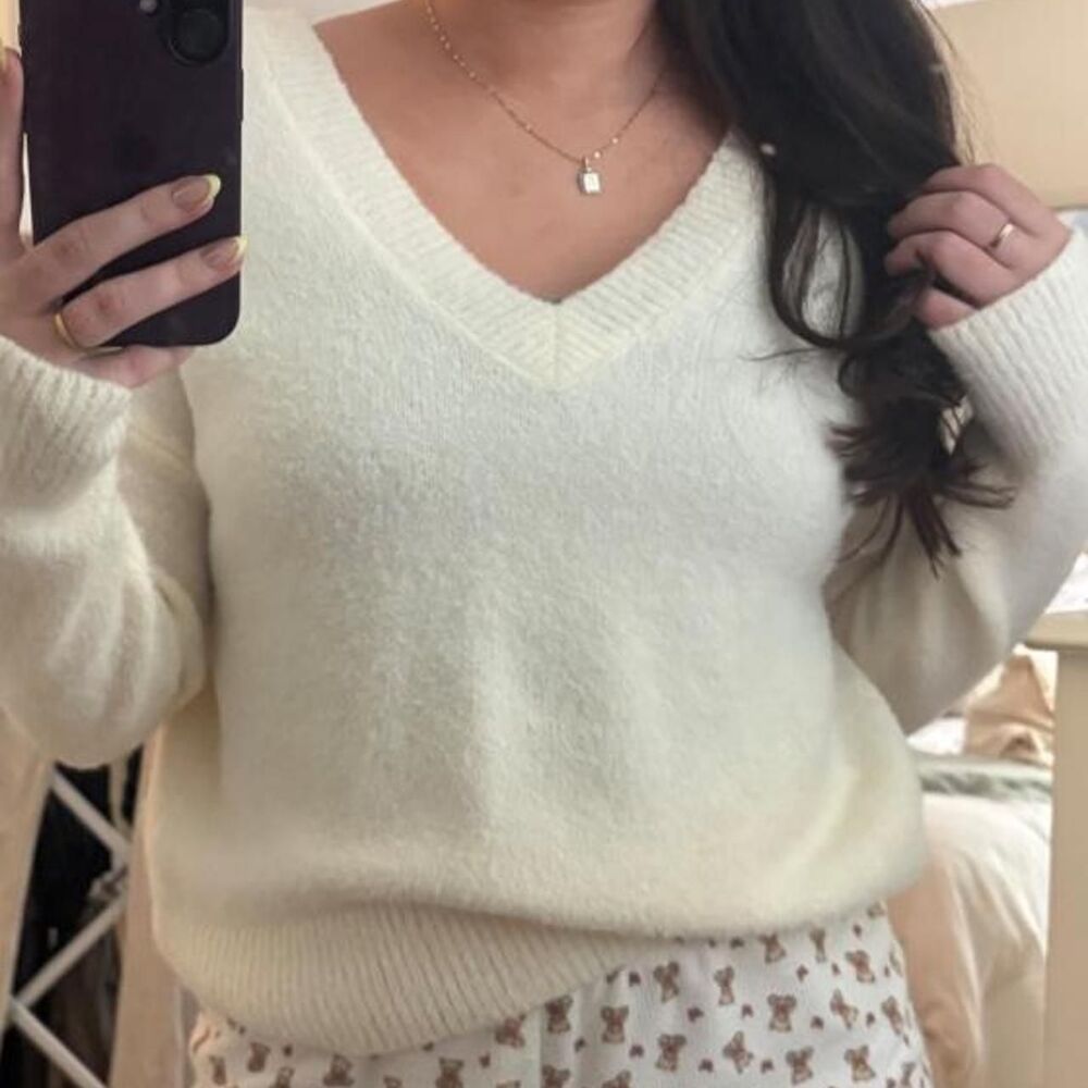 Jessica-simpson Women's Cream and White Jumper